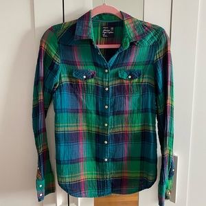 American Eagle Plaid Shirt